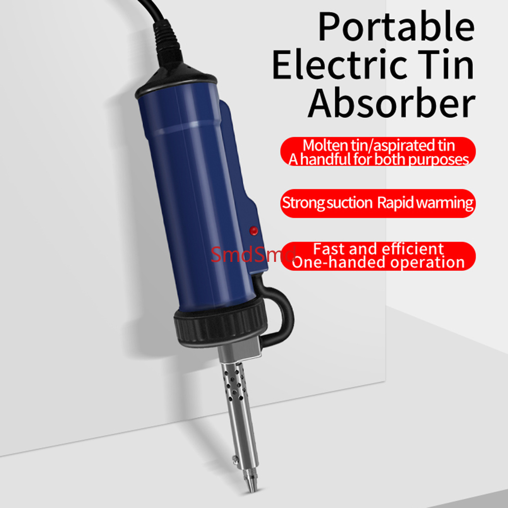 Desoldering Gun Vacuum Electric - ปั๊มดูดตะกั่วอัตโนมัติ BBT-580 ใช้ไฟฟ้า AC 110V/220V พร้อมหัวดูด