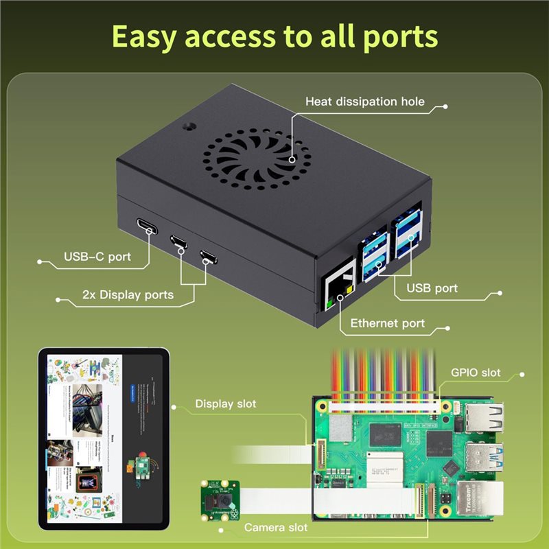 T23C ชุดเริ่มต้น Irasptek สำหร - Raspberry Pi 5 8Gb Kit บทวิจารณ์และราคา