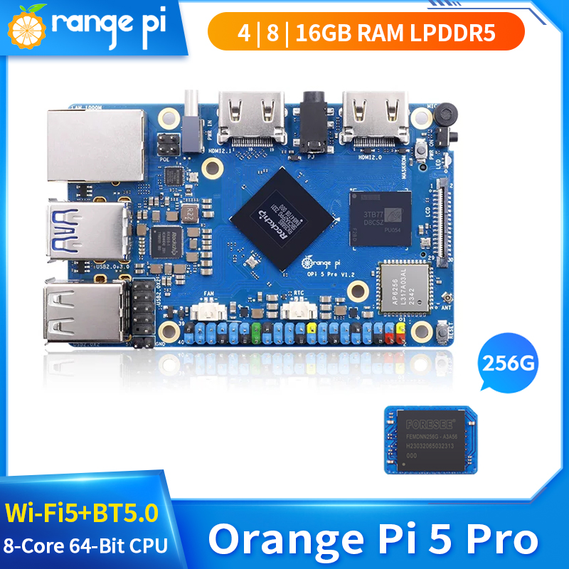 Orange Pi 5 Pro 16 8 4GB RAM L - Orange Pi 5 Plus 16Gb บทวิจารณ์และราคา