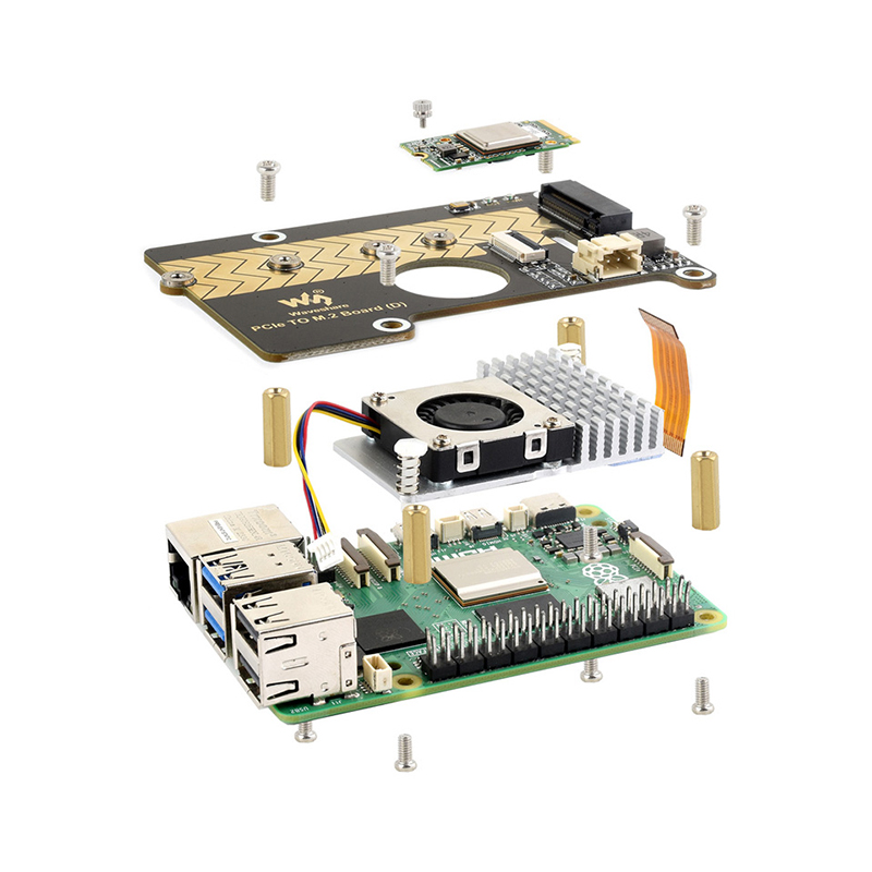 Original Raspberry Pi 5 PCIe M - Raspberry Pi 5 8Gb Kit บทวิจารณ์และราคา